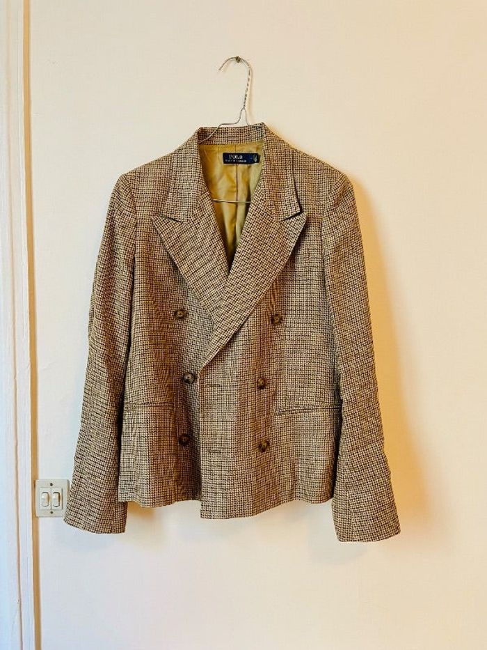 Veste en laine et soie Ralph Lauren taille 9 comme neuve