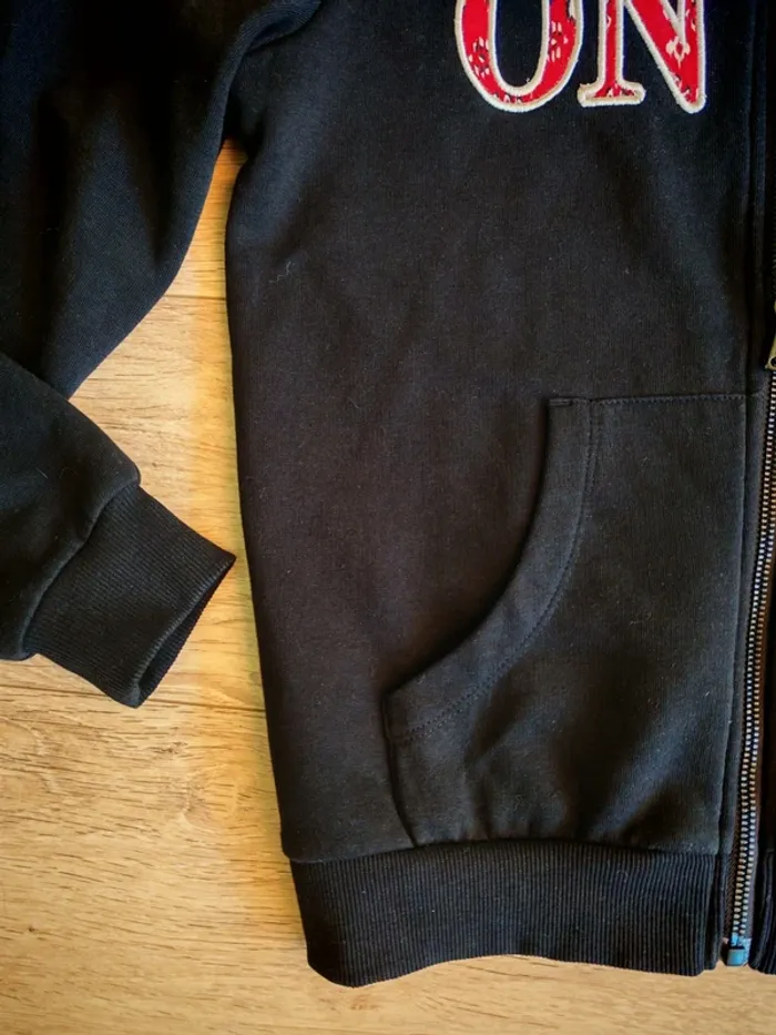 Gilet only 11_12 ans noir neuf molotonné - photo numéro 4