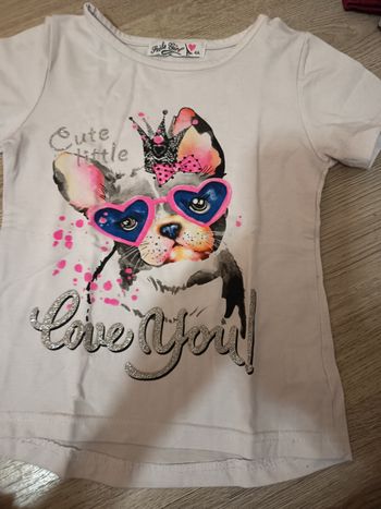 Tee shirt manche courte 4 ans