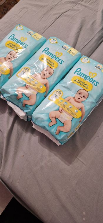 25 euro les paquet de couches pampers taille 1