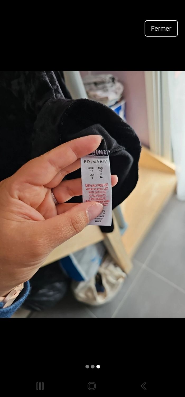 Jolie haut velours neuf - photo numéro 3