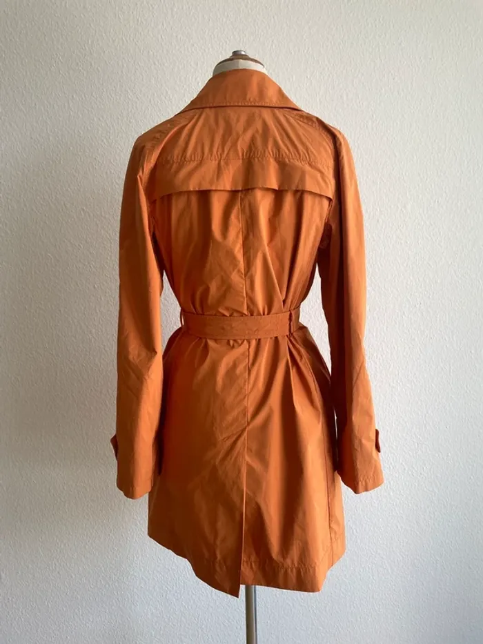 Trench orange ceinturé Max Mara Studio - photo numéro 4