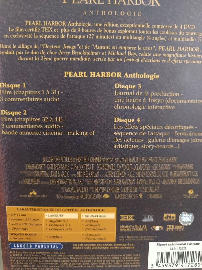 Coffret Dvd " Pearl Harbor " - photo numéro 3
