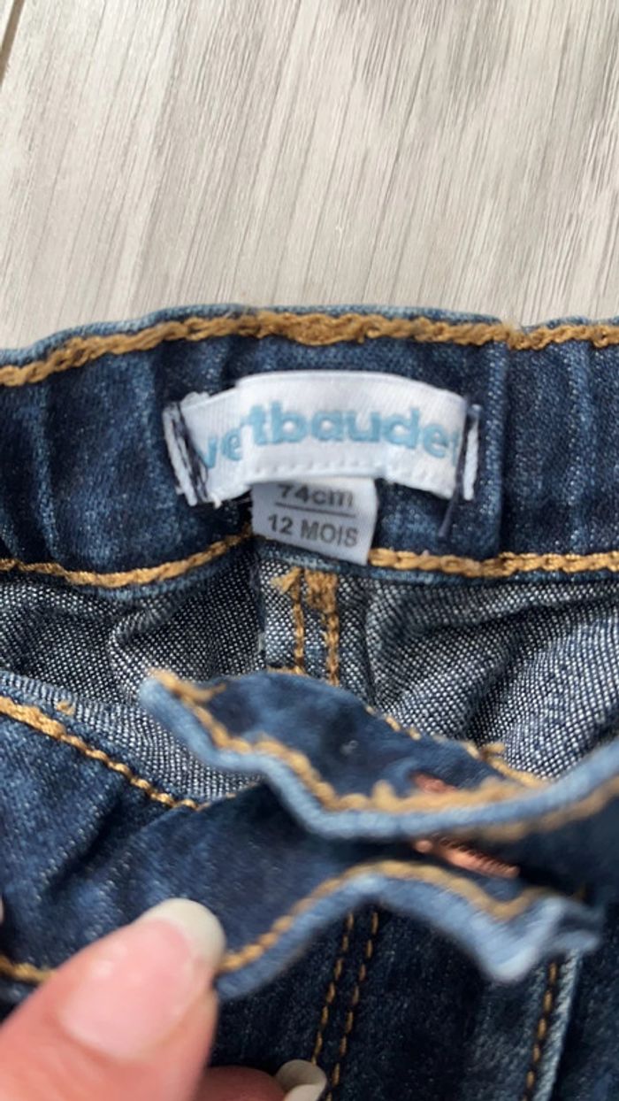 jeans verbaudet taille 12 mois - photo numéro 3