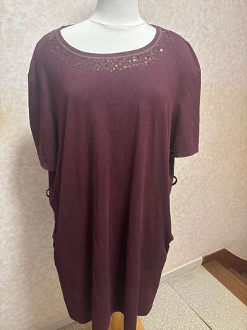 Robe style suédine taille 52 marque grandiose