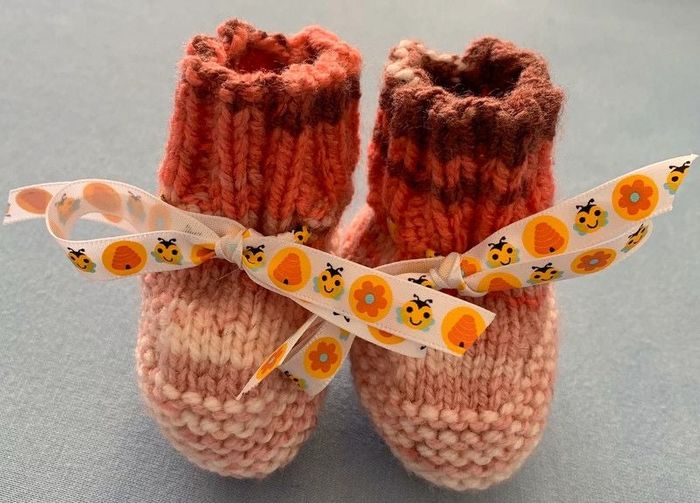 Chaussons au tricot 0-3 mois