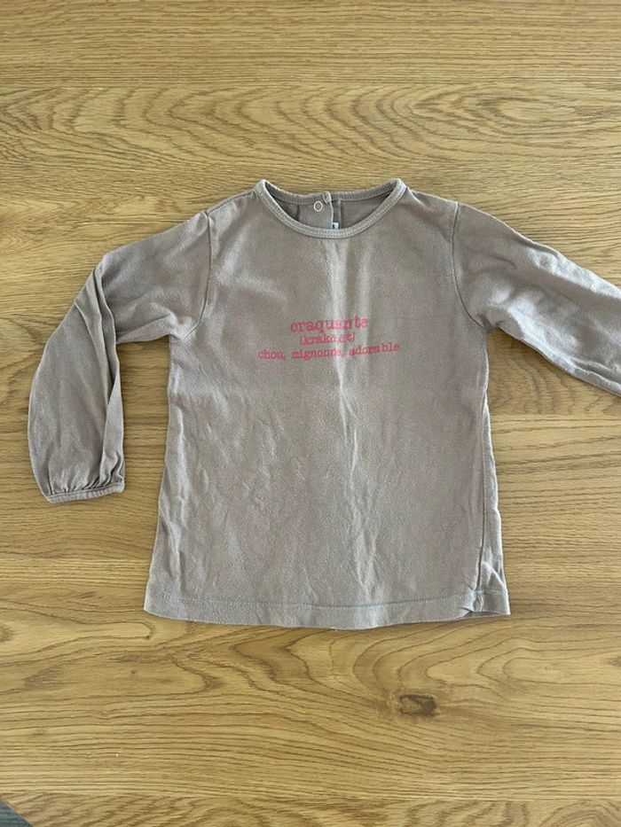 Haut longues manches Tape à l’œil 18 mois