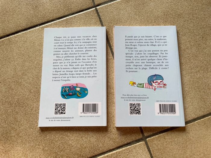 Lot 2 livres : Au service secret de sa mémé et Détective Bernique - photo numéro 2