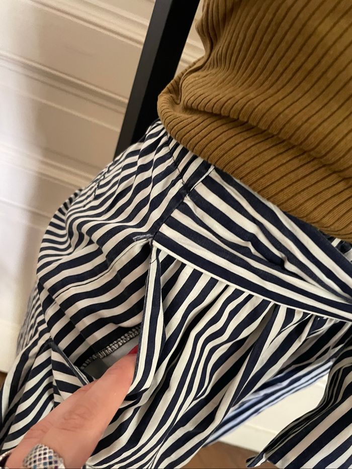 Pantalon chinos à rayures Zara 36 - photo numéro 8