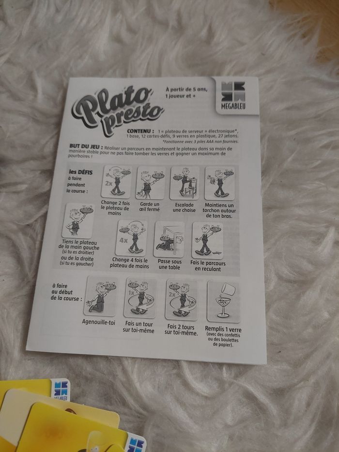 Jeu de société "Plato Presto" Mega Bleu TBE 🍸 - photo numéro 4