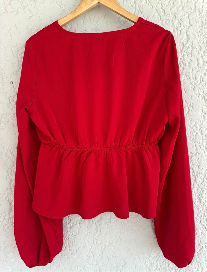 Blouse rouge - photo numéro 3