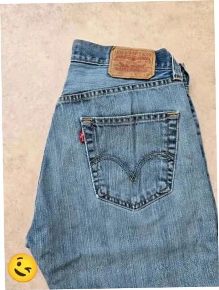 Jeans Levi's 501 W30 FR40 coupe droite bleu Homme Men pan409b - photo numéro 2