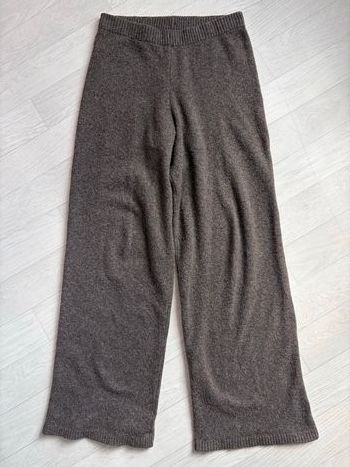 Pantalon large marron