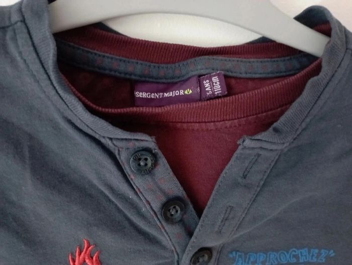 T-shirt manches longues 5 ans Sergent major - photo numéro 3