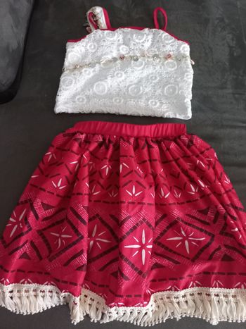 Deguisement vaiana 2 5/6 ans