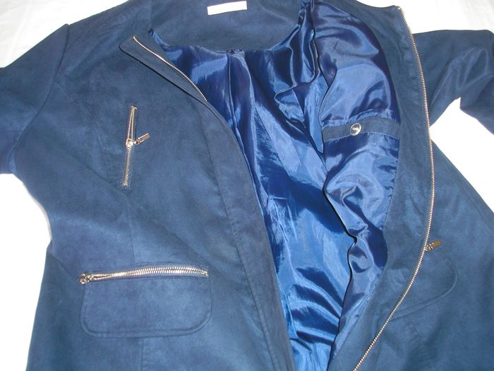 manteau 3/4  "suédine" - photo numéro 3