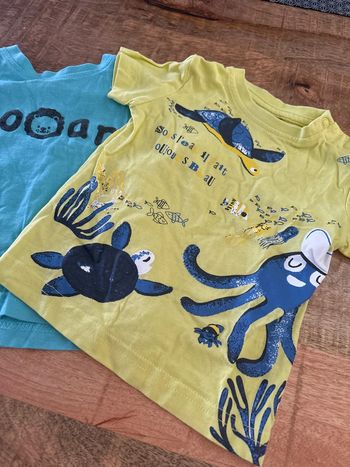 Lot 2 t shirt taille 6 mois