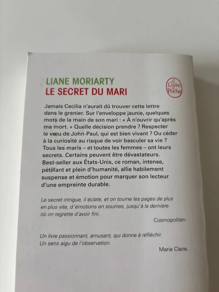 Livre Liane Moriarty - photo numéro 3
