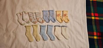 7 paires de chaussons pour bébé de 0 mois (naissance) à 9 mois