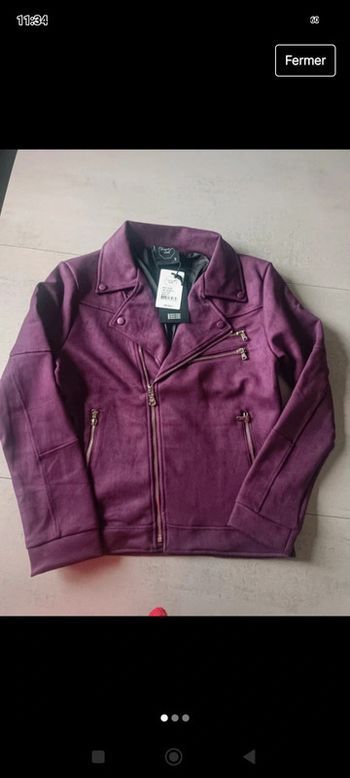 Veste perfecto daim taille S project X