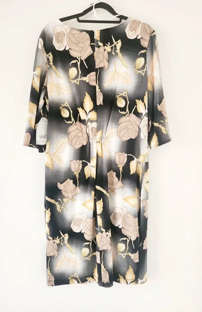 Robe cathaya élégante à motif floral – Taille 44 - photo numéro 2