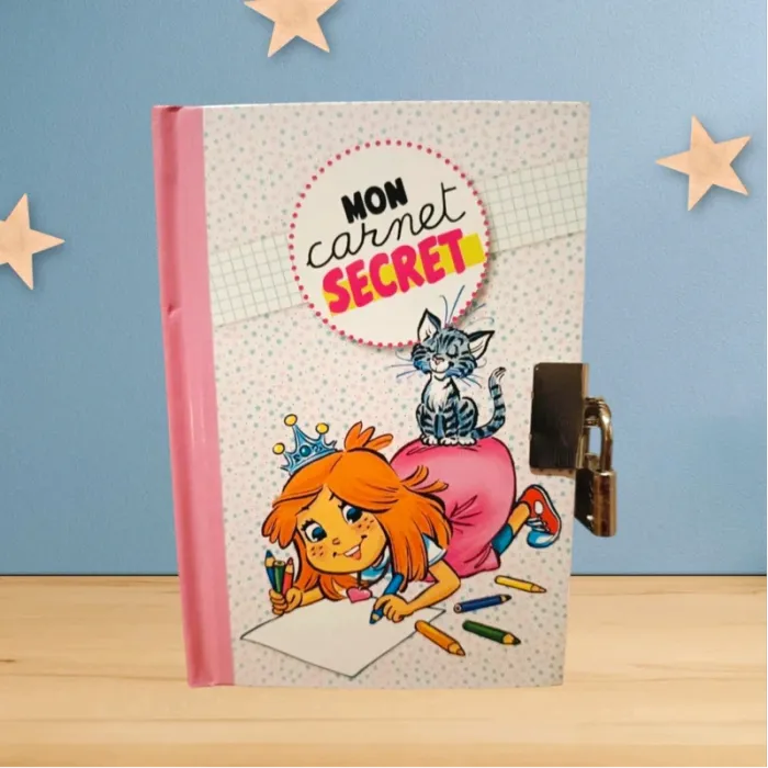 Carnet secret avec cadenas