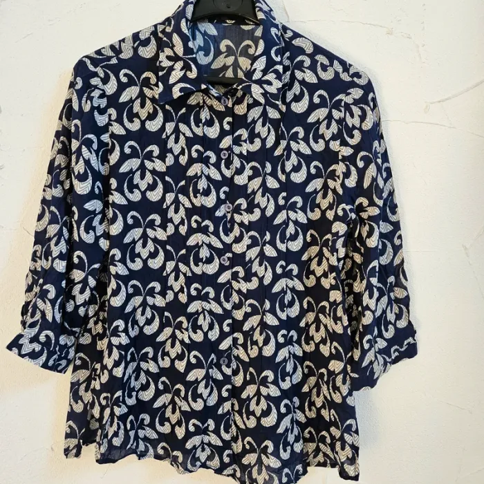 Blouse bleu marine