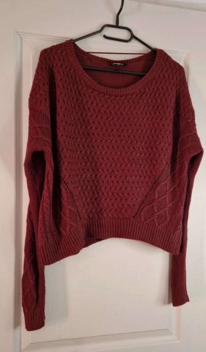 Pull Jennyfer bordeaux - photo numéro 5