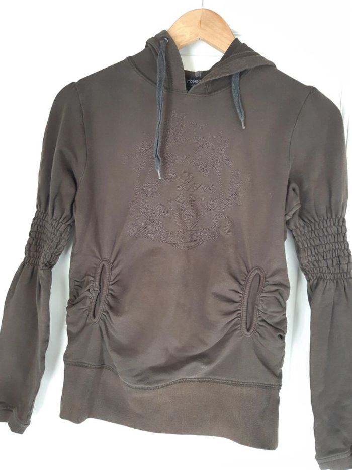 Haut manches longues à capuche Rosebud - photo numéro 2