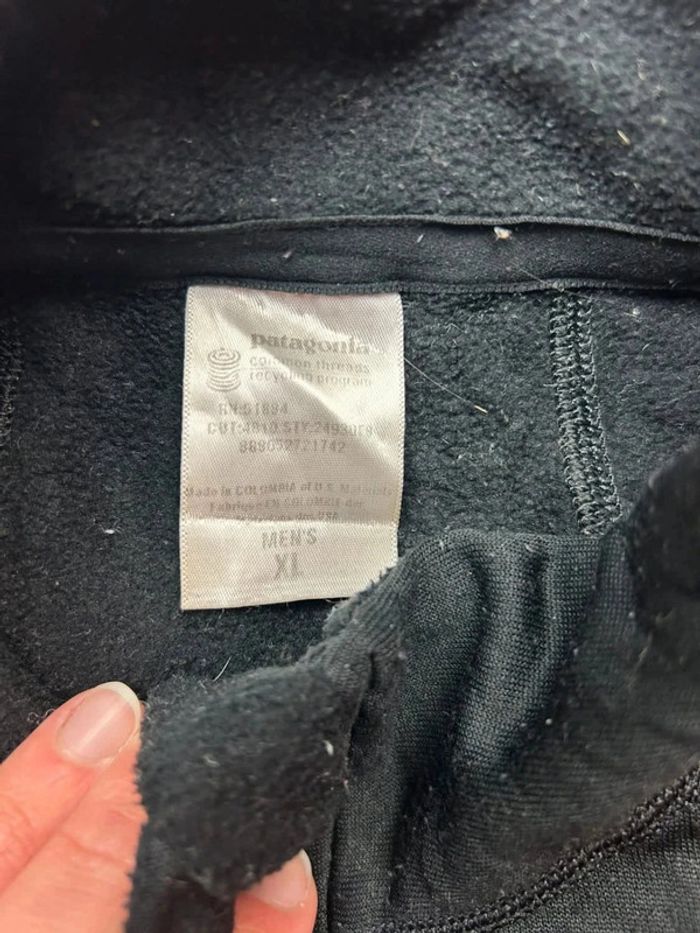 Veste Patagonia Polartec Noire Softshell Boulochée – Taille XL - photo numéro 4