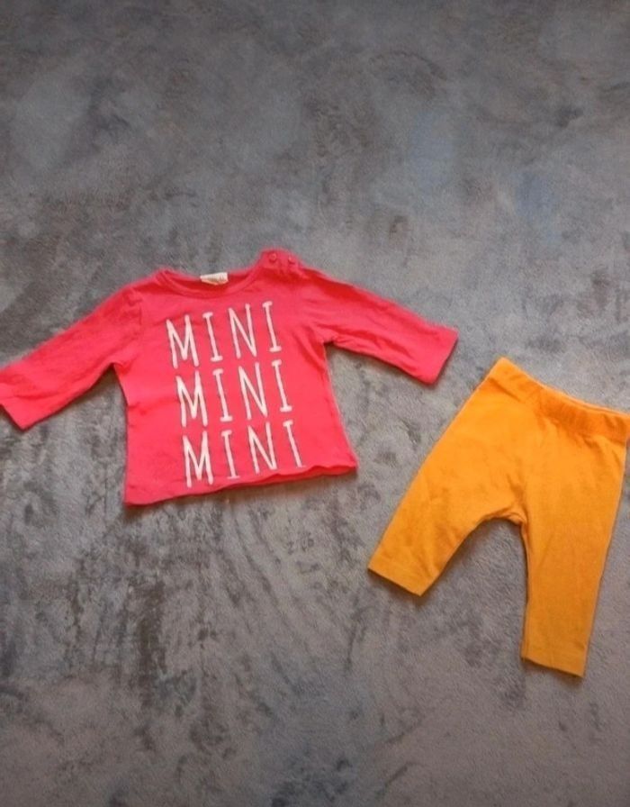 Ensemble legging+ tee shirt 3 mois