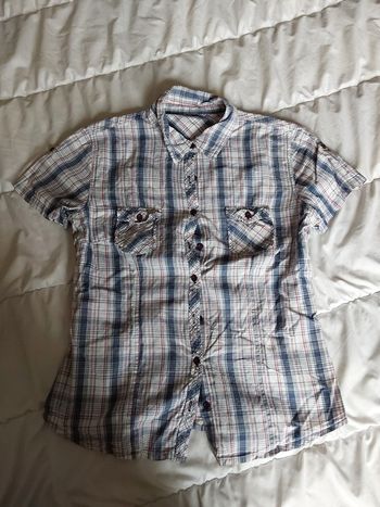 Chemise manche courte garçon taille 12ans