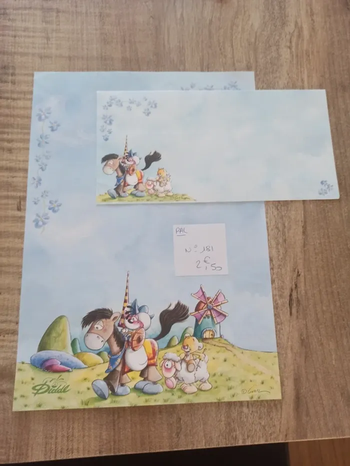 Papier à lettre Diddl 181 2,50€