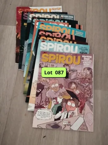 Lot de 10 BD magazines  SPIROU année 2024-25 L087