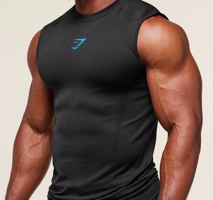 Débardeur Gymshark Onyx 5.0 Black Noir - Taille L - photo numéro 2