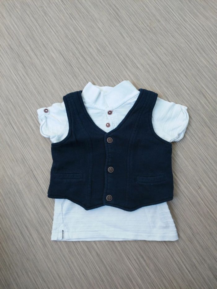 Boléro + polo garçon taille 18 mois