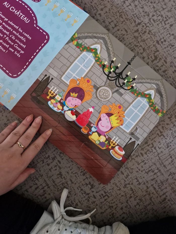 Livre puzzle peppa pig - photo numéro 2