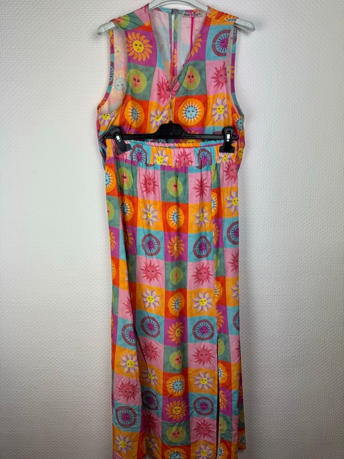 Ensemble femme top + jupe imprimé - photo numéro 5