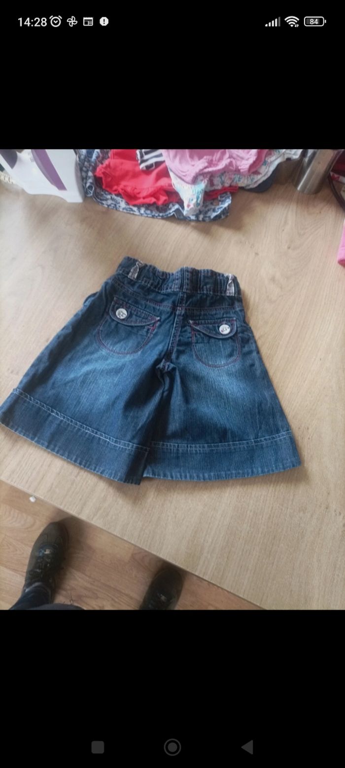 Jupe culotte en jean 3 ans - photo numéro 3