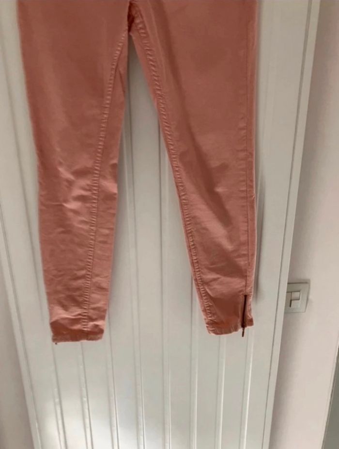 Pantalon slim rose - photo numéro 4