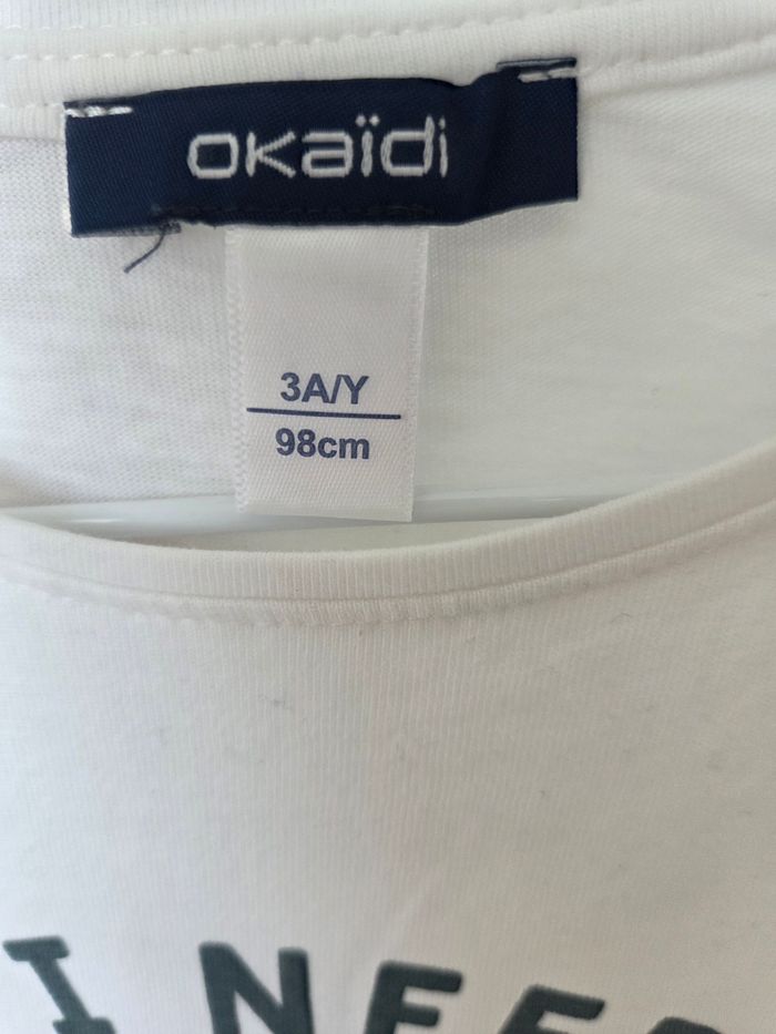 T shirt manches longues fille okaidi 3ans - photo numéro 4