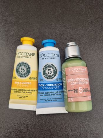 Masque capillaire et après-shampoing l'Occitane