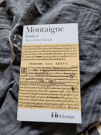 Essais II Montaigne