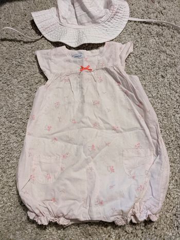 Ensemble combishort et chapeau