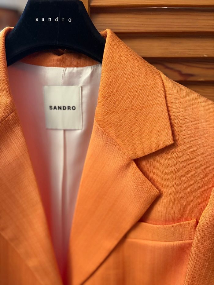 Veste Sandro orange - photo numéro 2