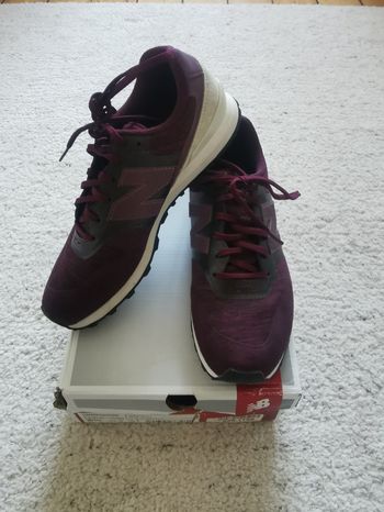 baskets New Balance femme 36 bordeaux 