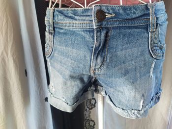 short court en jean