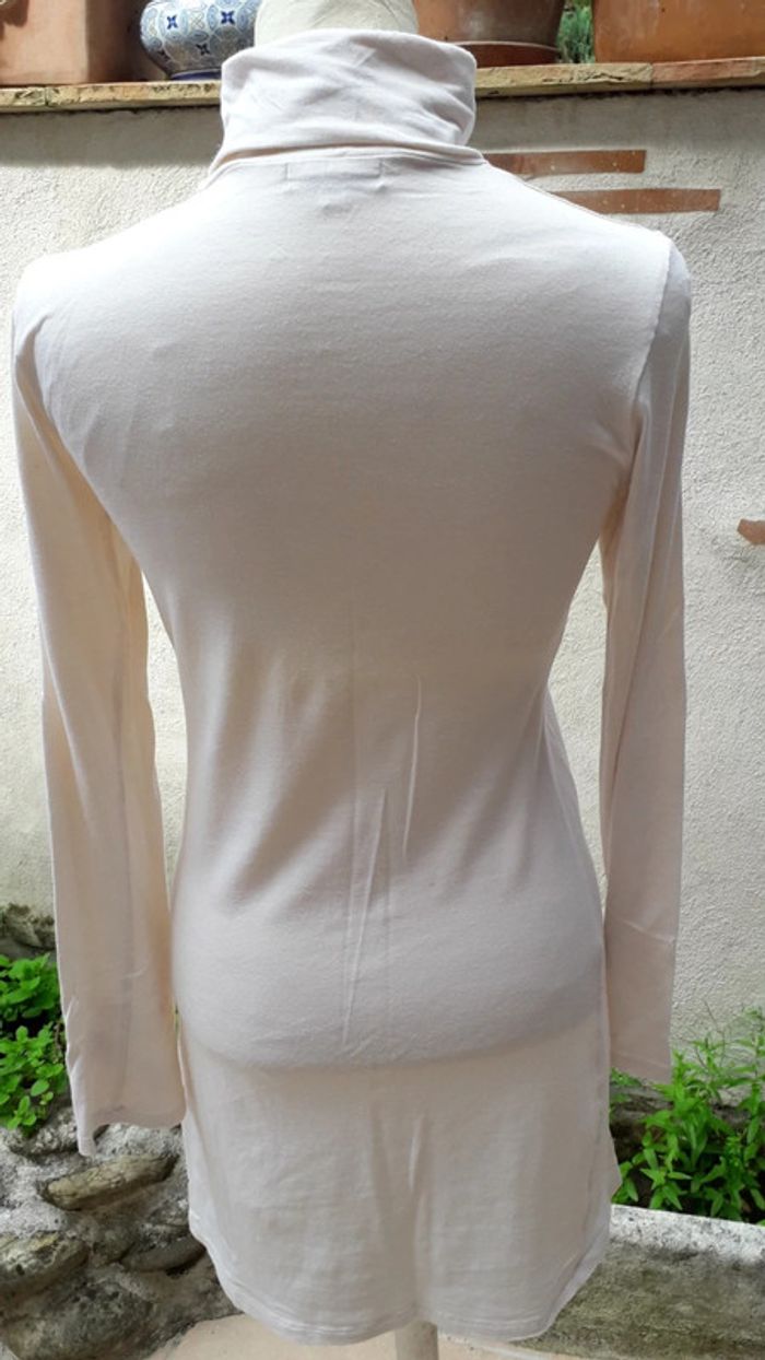 Robe tee-shirt sous pull Kenzo couleur crème - photo numéro 5