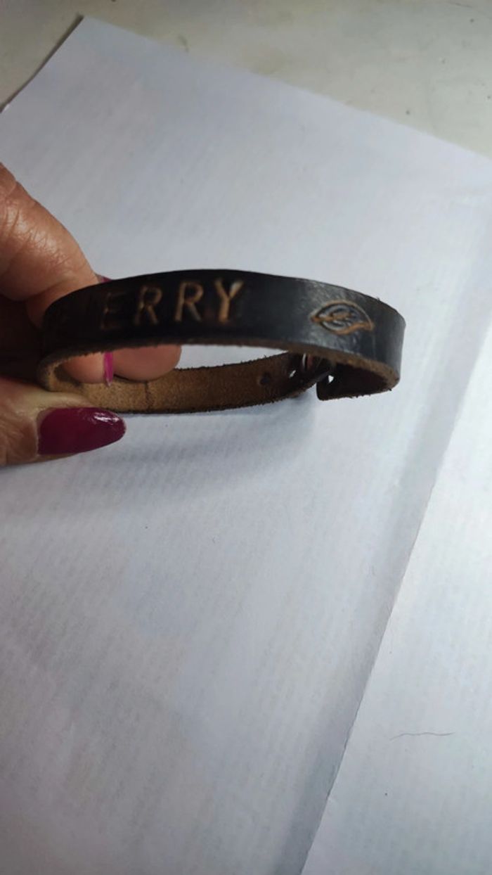 Bracelet homme cuir Thierry - photo numéro 3