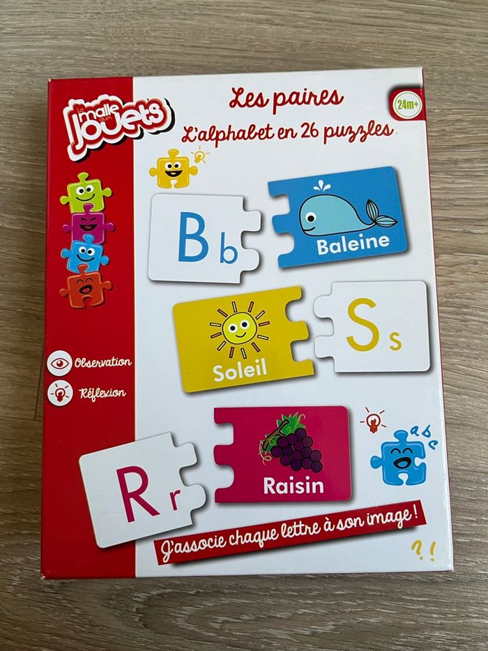 Jeu de paires et alphabet - photo numéro 3